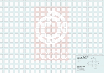Lochplatte Qg 10-15 mm aus 1.4301, 1,5×GF